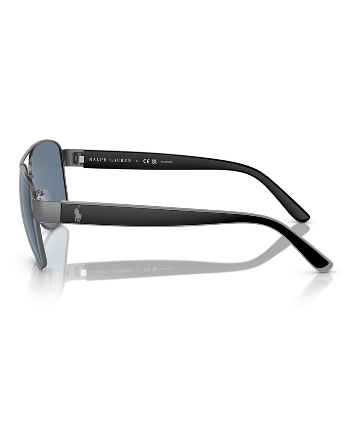 Polo Ralph Lauren Men's Polarized Sunglasses, PH3122 - Macy's