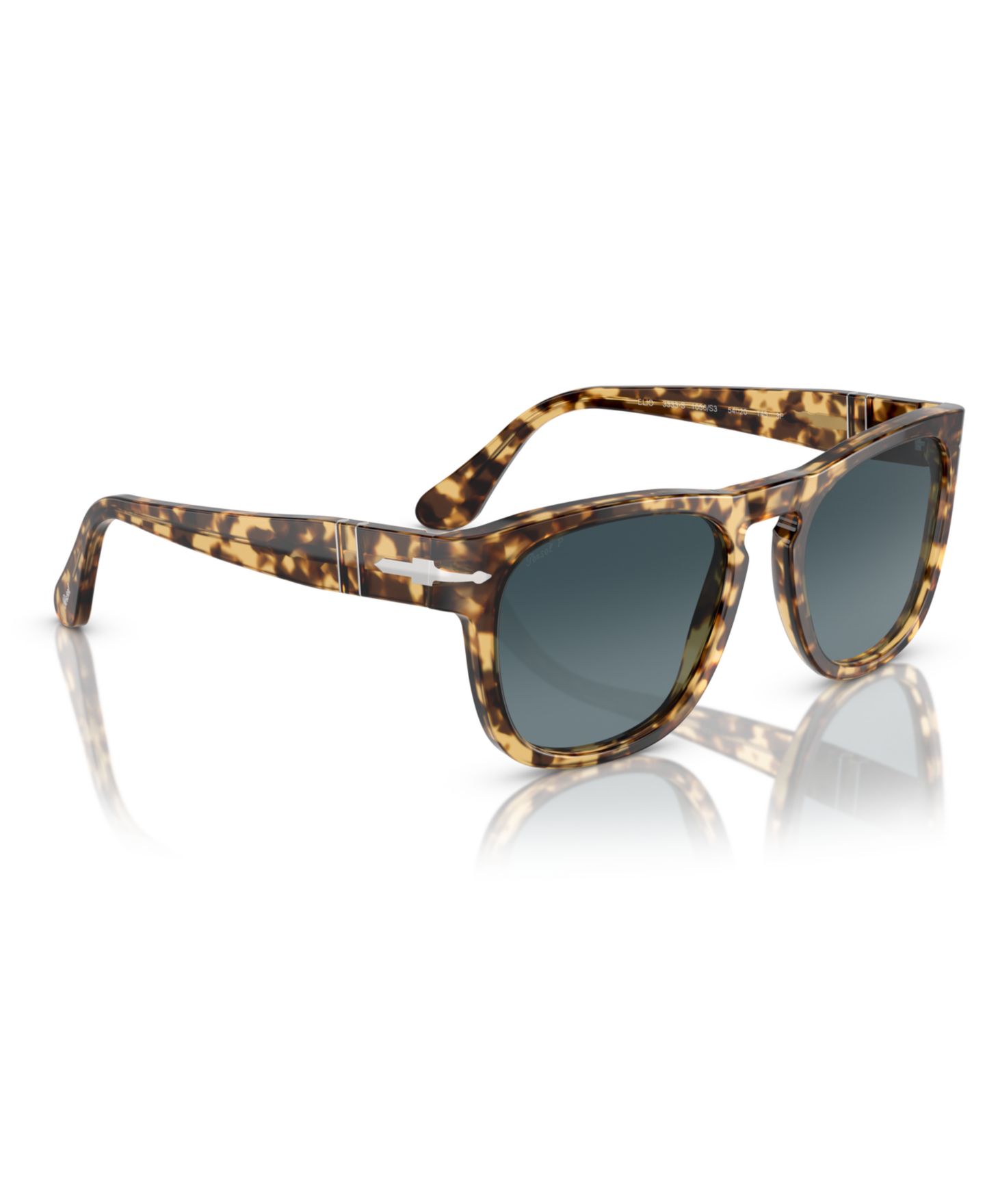 Солнцезащитные очки Persol Unisex Elio Polarized, Gradient PO3333S, цвет: Бежевый черепаховый — фото 2