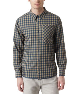 BASS OUTDOOR - Men's Cool Plaid Long-Sleeve Shirt
