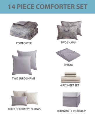 Vivica 14-Pc. Comforter Set, California King