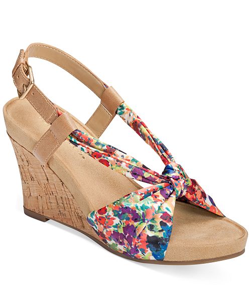 Aerosoles Plush Pillow Platform Wedge Sandals Reviews Sandals