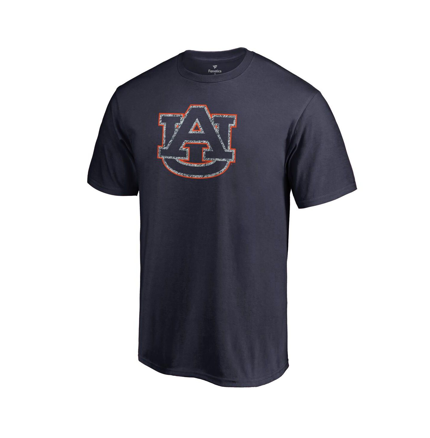 Мужская футболка Fanatics Navy Auburn Tigers Static Logo — фото 3