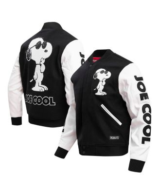Freeze Max Men's Black Peanuts Snoopy Joe Cool Full-Zip