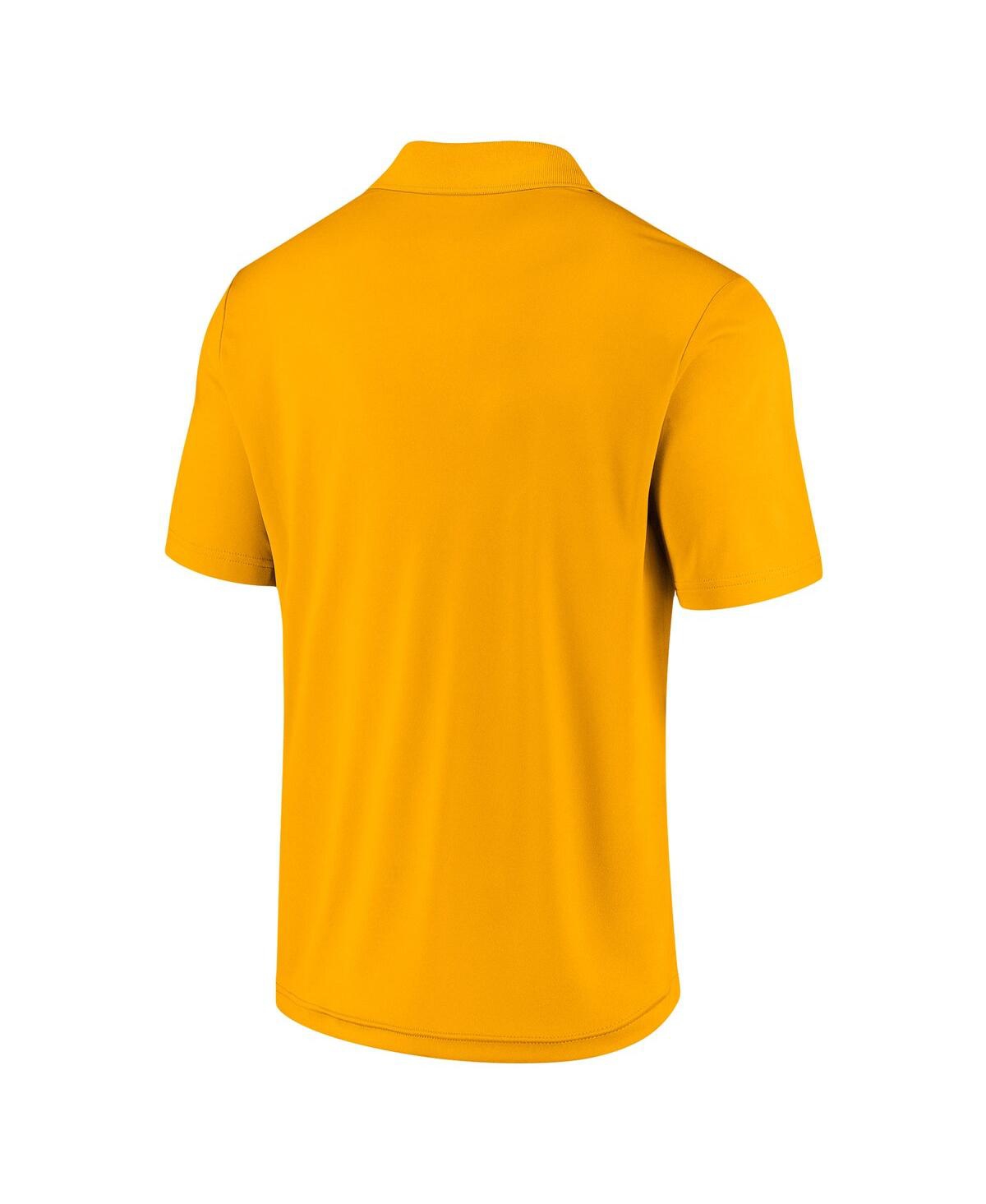 Shop Fanatics Men's  Gold Green Bay Packers Component Polo Shirt
