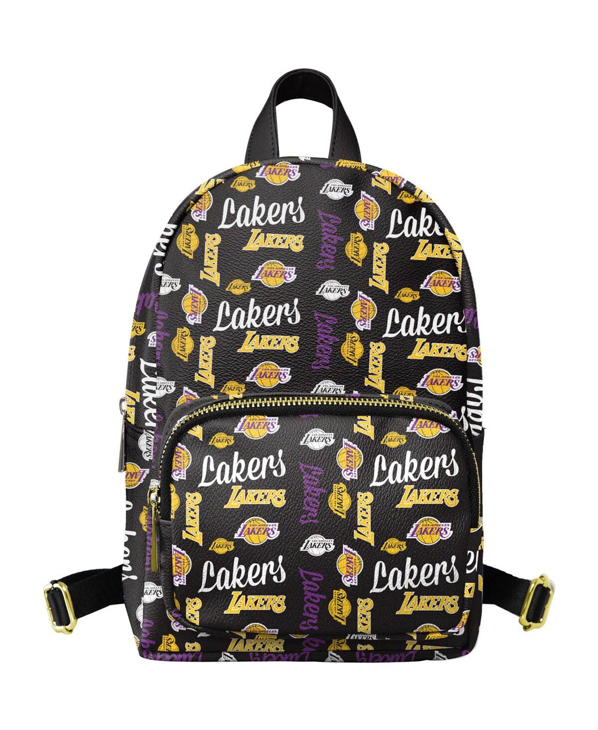 Foco Kids' Youth Boys And Girls  Black Los Angeles Lakers Repeat Brooklyn Mini Backpack