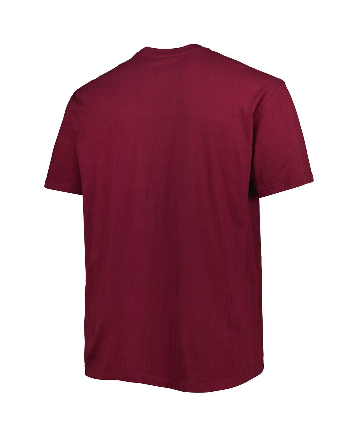 Shop Profile Men's Wine Cleveland Cavaliers Big & Tall Heart & Soul T-shirt In Maroon