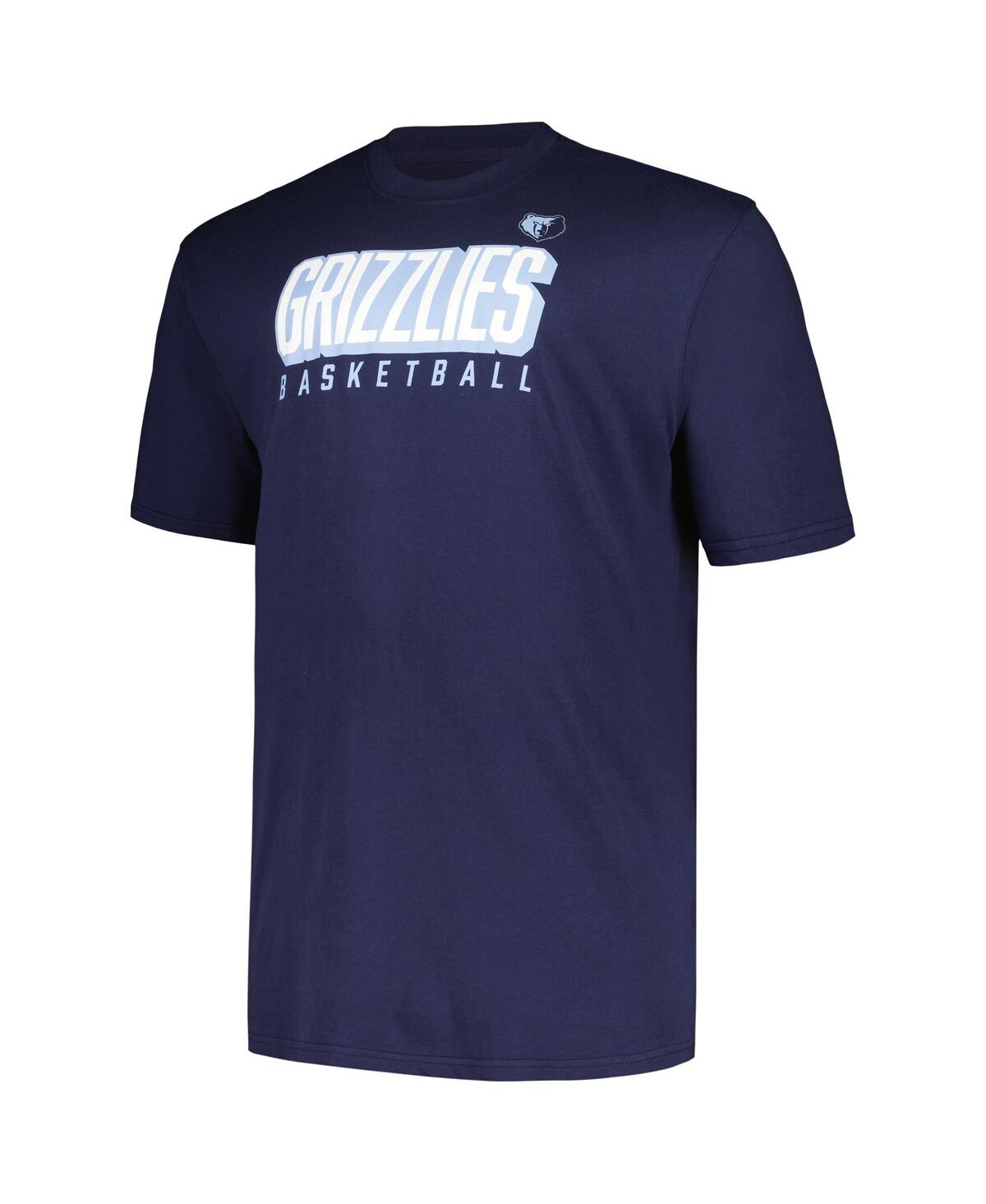 Men's Fanatics Light Blue Memphis Grizzlies Big and Tall Short Sleeve and Long Sleeve T-shirt Set - Light Blue