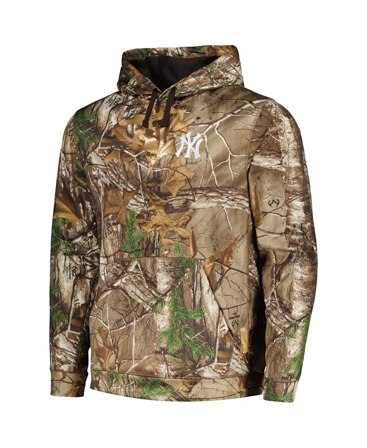 Shop Dunbrooke Men's  Camo New York Yankees Champion Realtree Pullover Hoodie