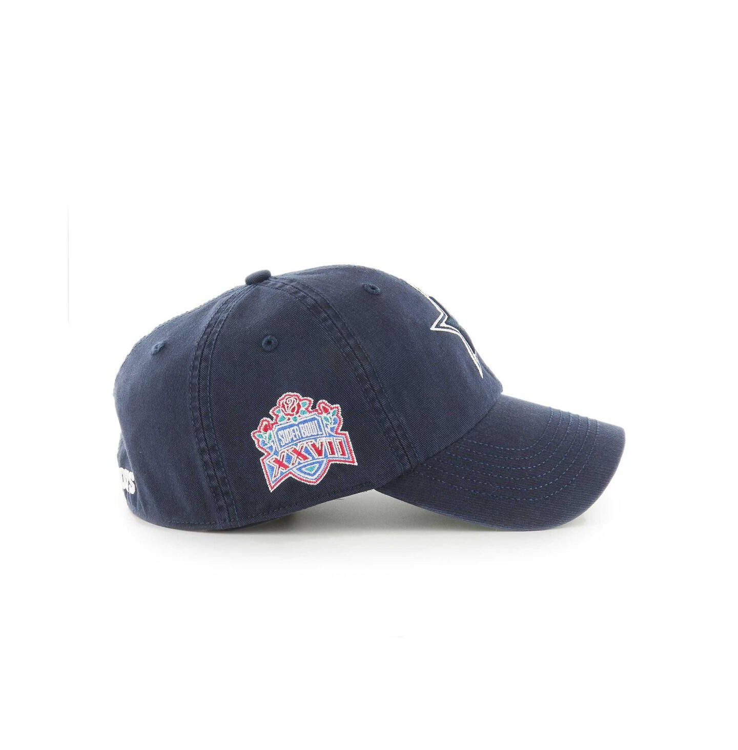 Мужская кепка '47 Brand Navy Dallas Cowboys Sure Shot Franchise Fitted Hat — фото 3