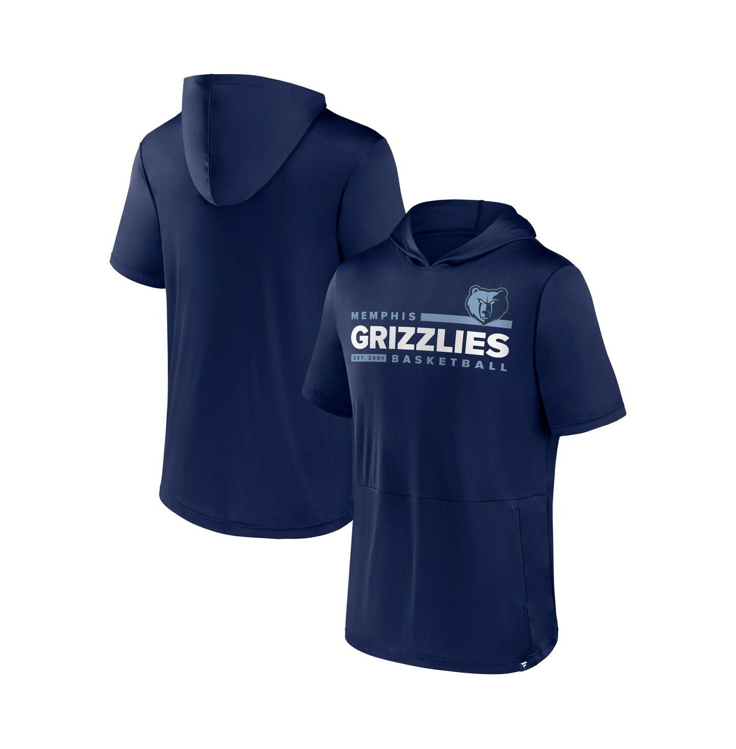 Мужское худи Fanatics Navy Memphis Grizzlies Possession T-shirt — фото 1