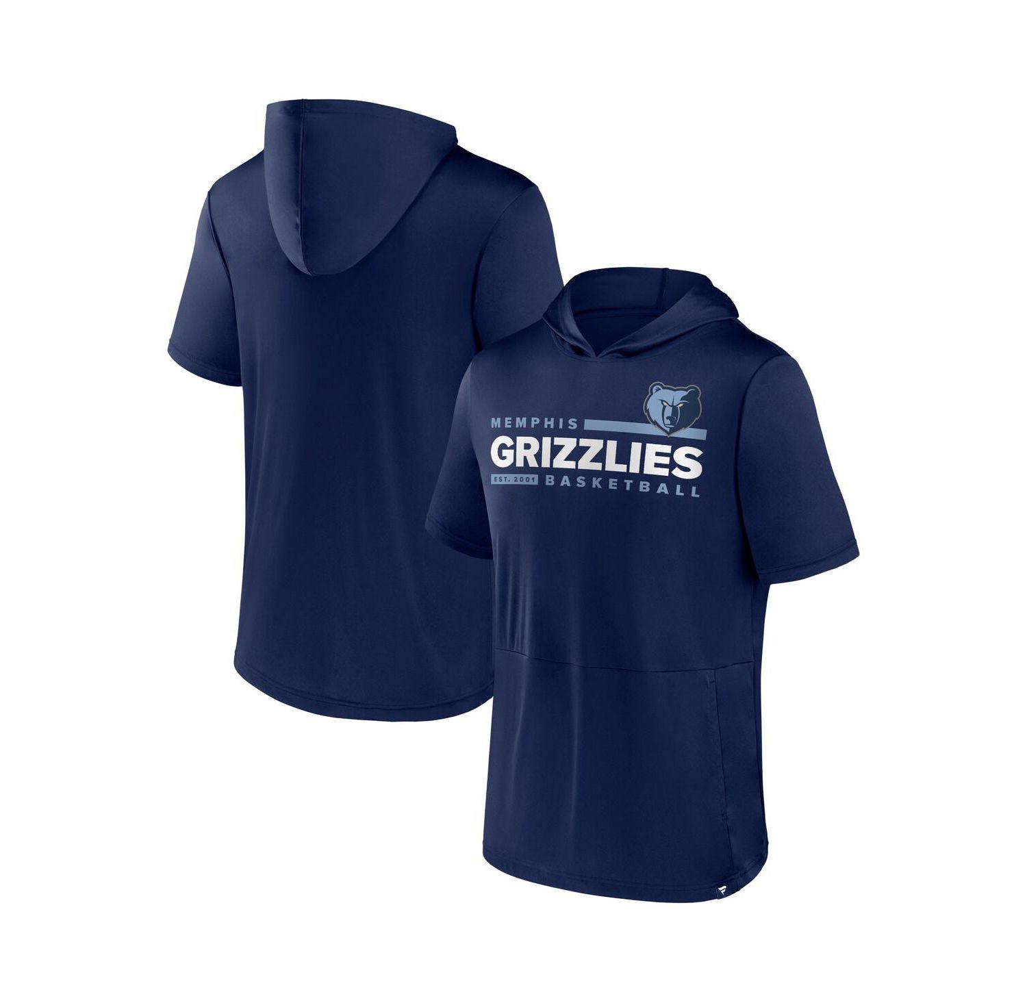 Men's Navy Memphis Grizzlies Possession Hoodie T-shirt