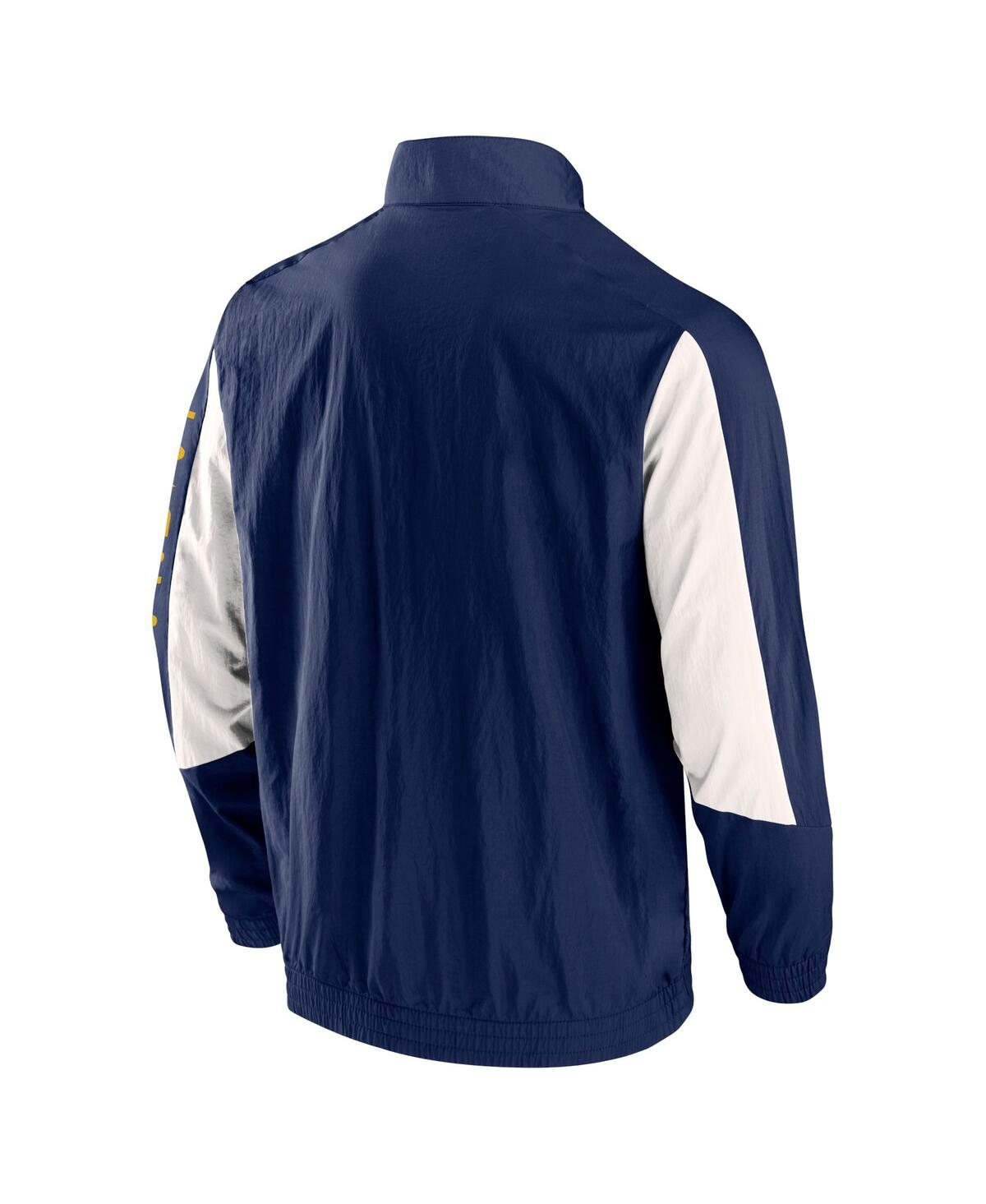 Shop Fanatics Men's  Navy La Galaxy Net Goal Raglan Full-zip Track Jacket