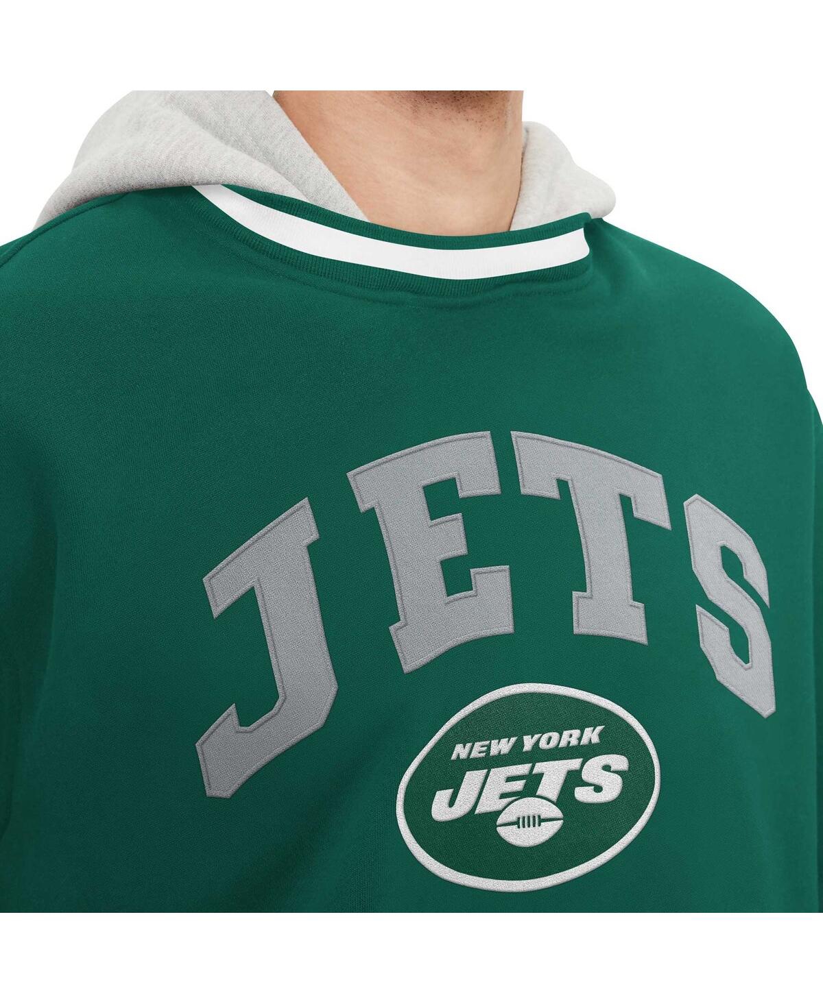 Shop Tommy Hilfiger Men's  Green New York Jets Ivan Fashion Pullover Hoodie