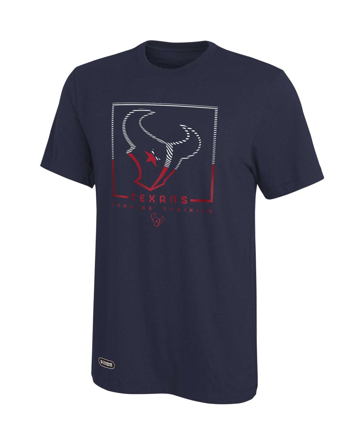Men's Navy Houston Texans Combine Authentic Clutch T-shirt - Navy