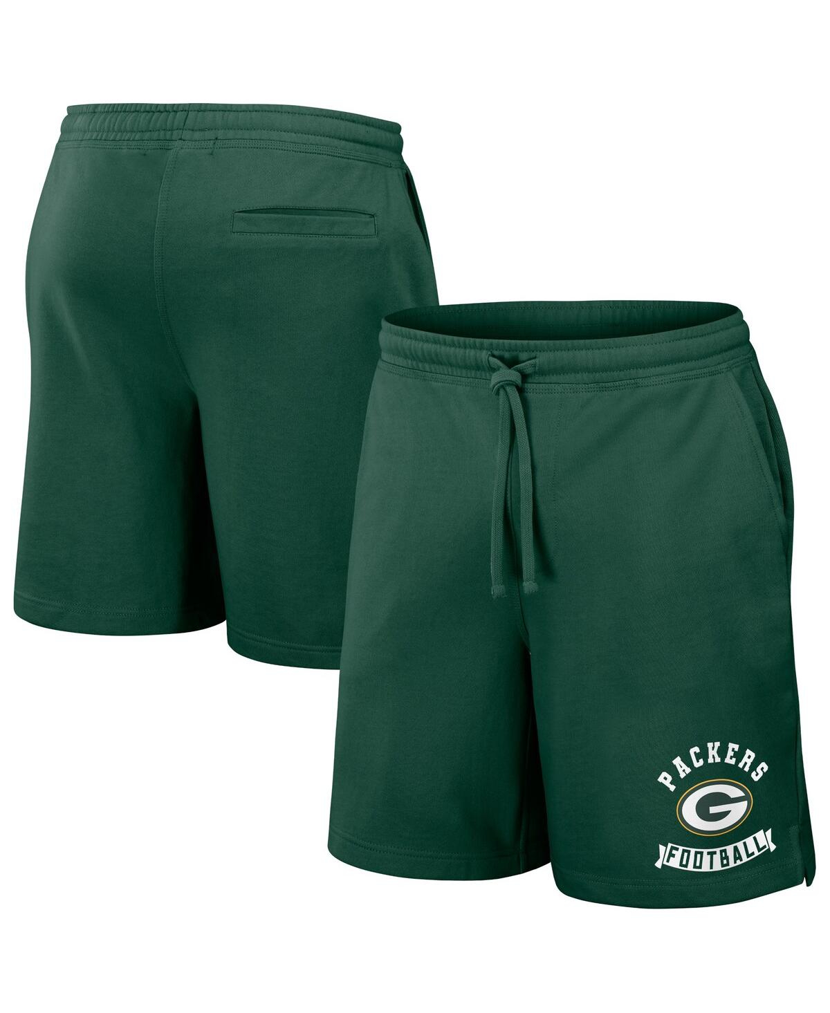 Fanatics Men's Nfl X Darius Rucker Collection By  Green Green Bay Packers Washed Shorts
