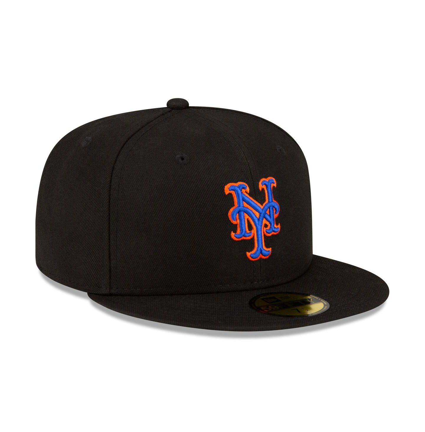Мужская кепка New Era Black New York Mets Authentic Collection Alternate On-Field 59FIFTY Fitted Hat — фото 3