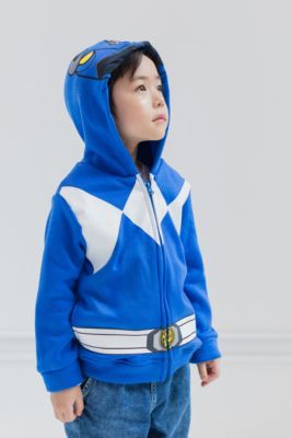 Blue Ranger Red Ranger Black Ranger Fleece Zip Up Hoodie Toddler| Child  Boys