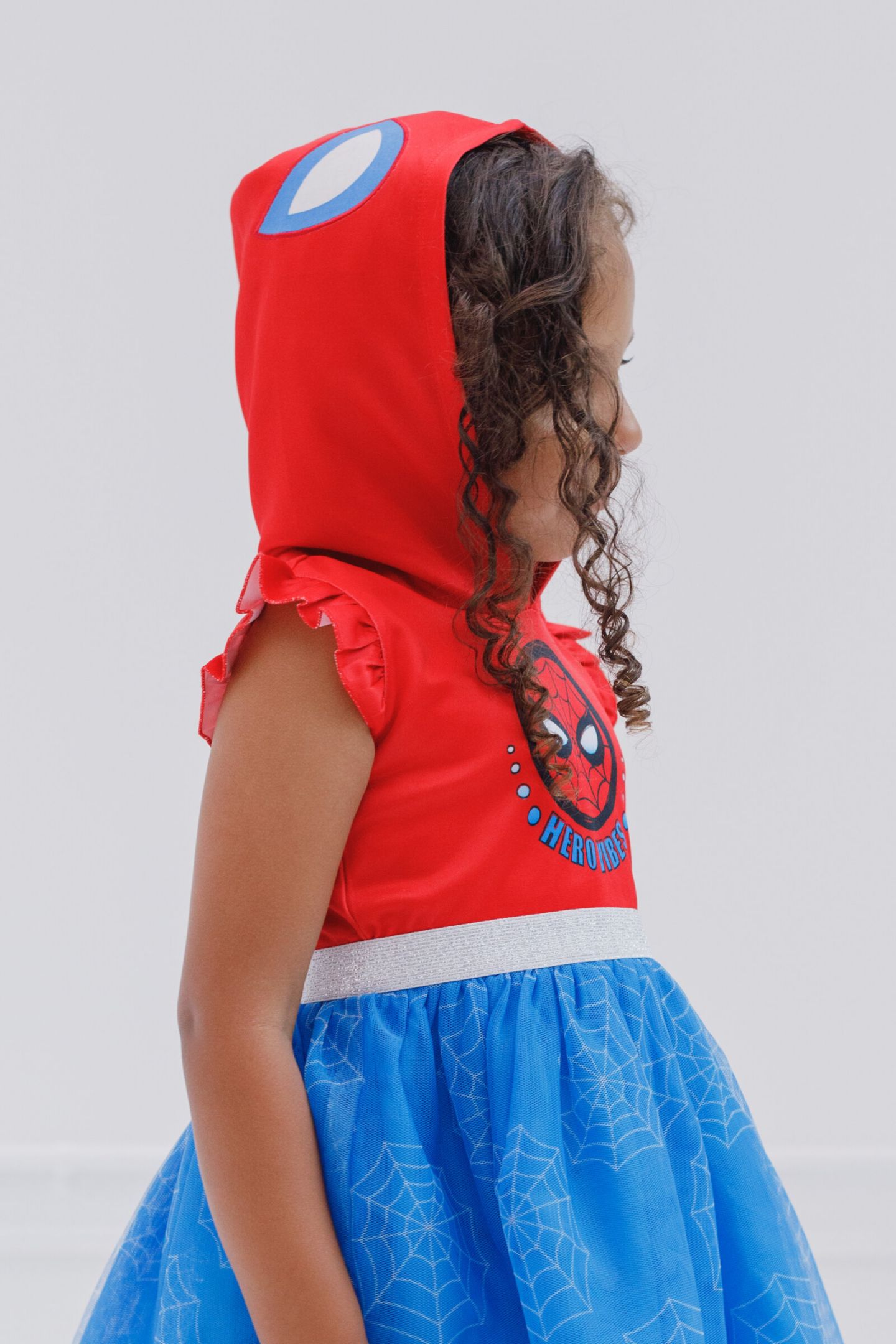 Платье Spider-Man Mesh Tulle Dress для девочек, цвет: Красный — фото 5