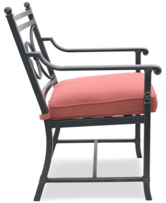 Wythburn Mix and Match Scroll Outdoor Dining Chair, Created for Macy's