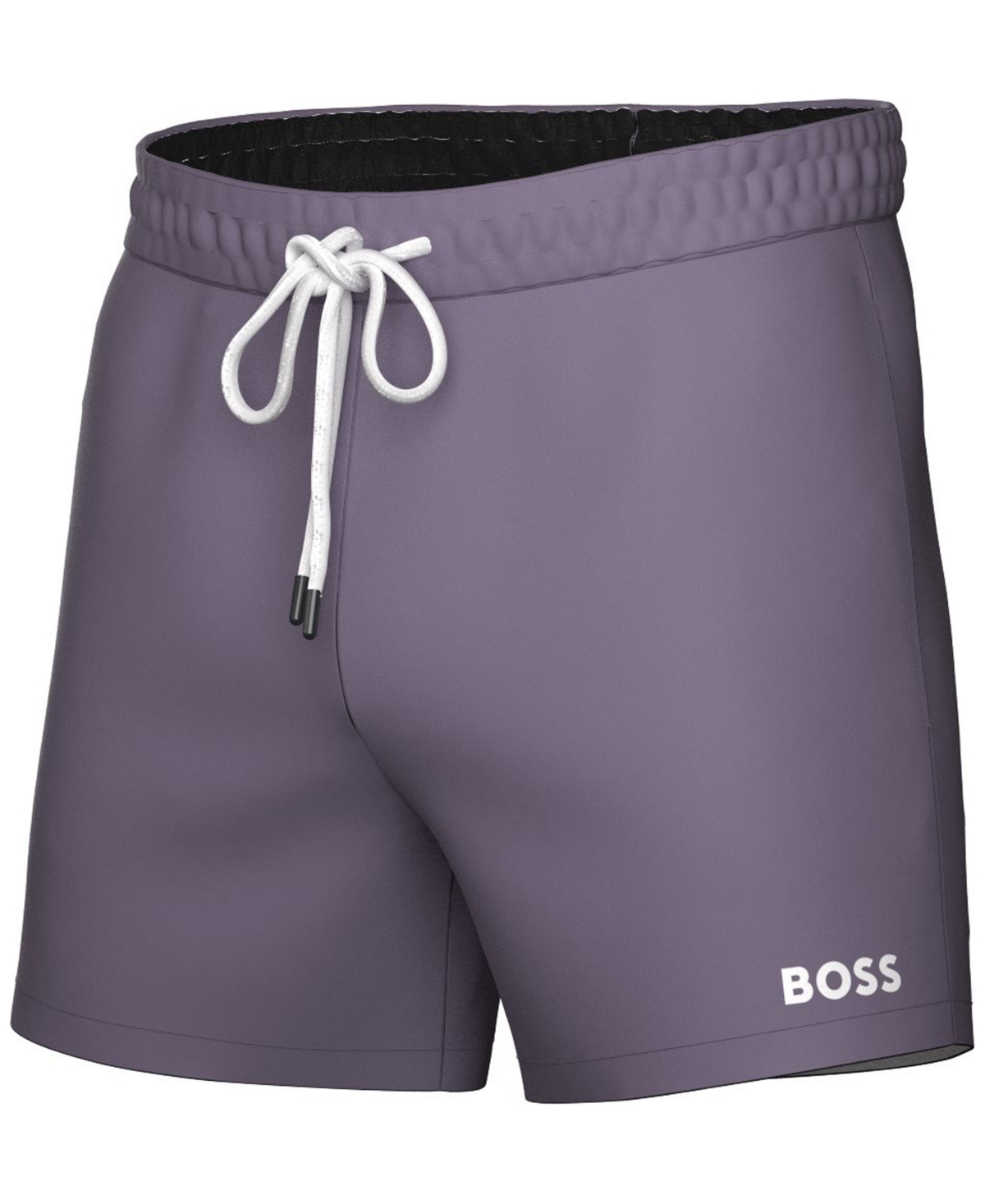Hugo Boss Boss By  Men's Lee Drawstring 5.3" Swim Trunks, Created For Macy's In Medium Purple