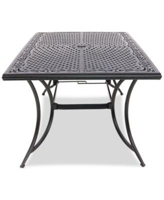 Wythburn Mix and Match 84"x 42" Cast Aluminum Outdoor Dining Table, Created for Macy's