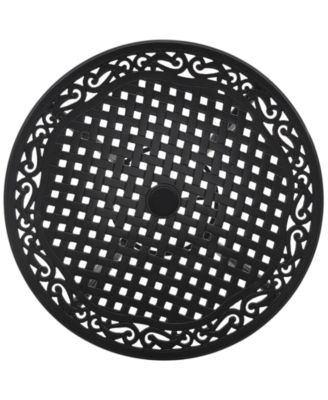 Wythburn Mix and Match 32" Round Cast Aluminum Outdoor Bistro Table, Created for Macy's