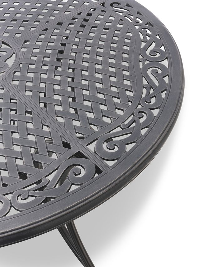 Agio Wythburn Mix and Match 48" Round Cast Aluminum Outdoor Dining