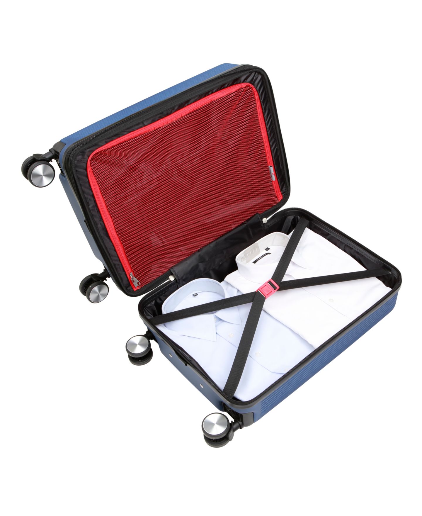 Чемоданы Tag Cityscape 4 Piece Hardside Luggage Set, Created for Macy's, цвет: Синий — фото 19