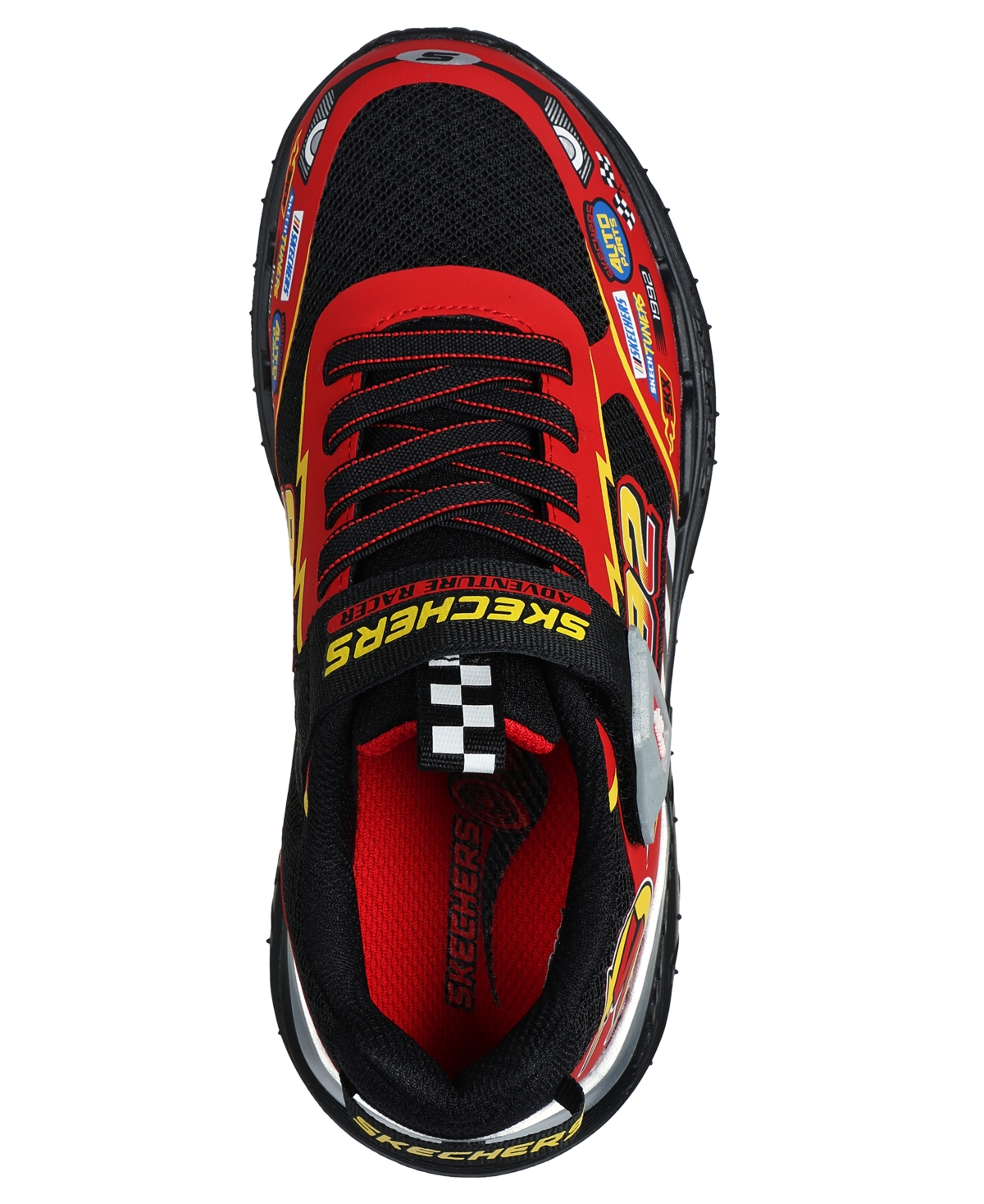 Skechers Little Boys Skech Tracks Fastening Strap Casual Sneakers from Finish Line - Red