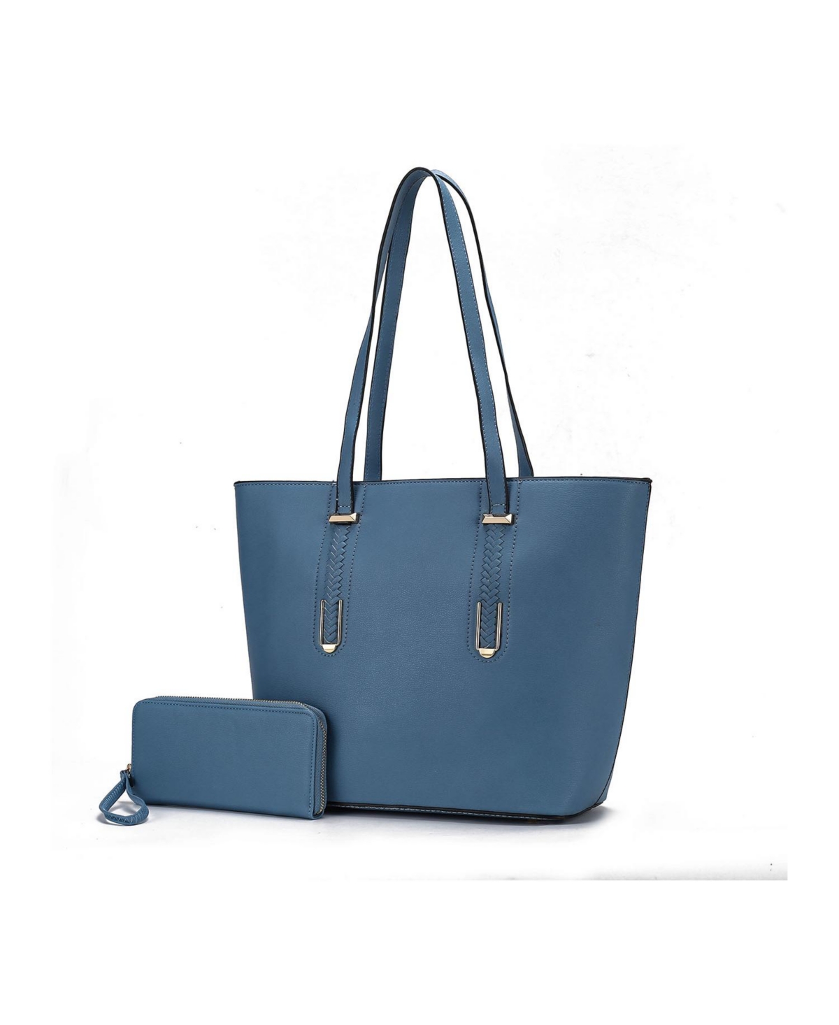 Mkf Collection Mina Handbag Set Tote Bag and Wristlet Wallet by Mia K