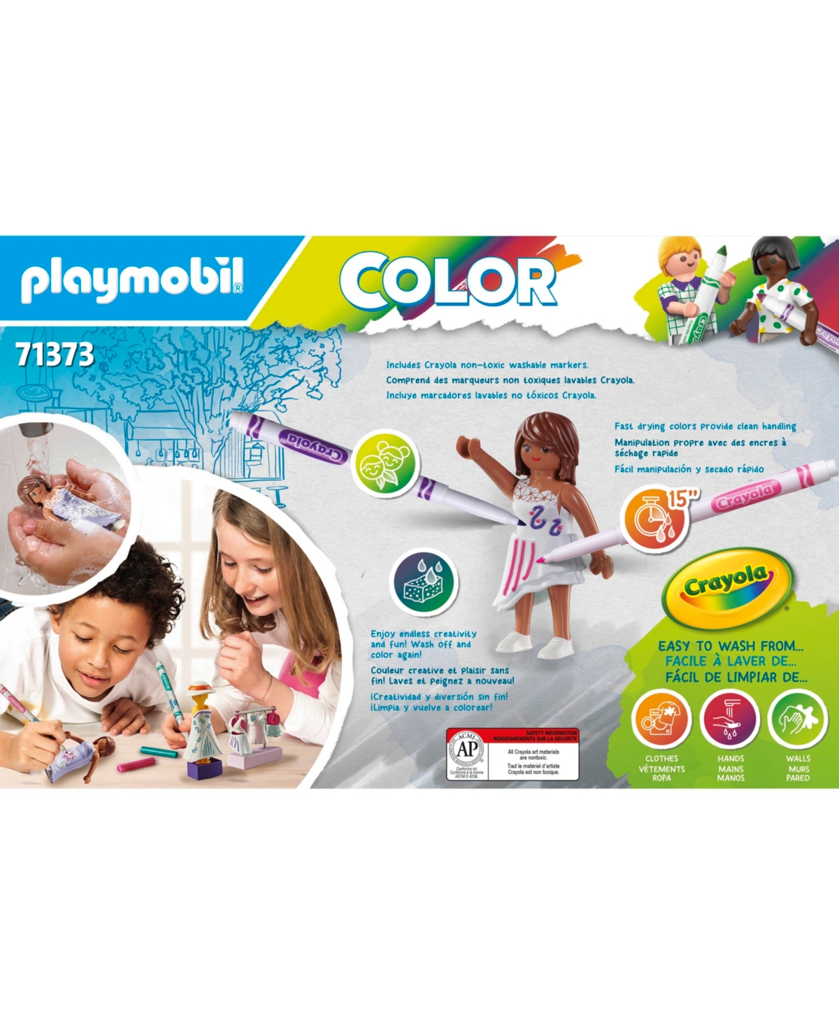 Playmobil Color with Crayola - Fashion Design Set