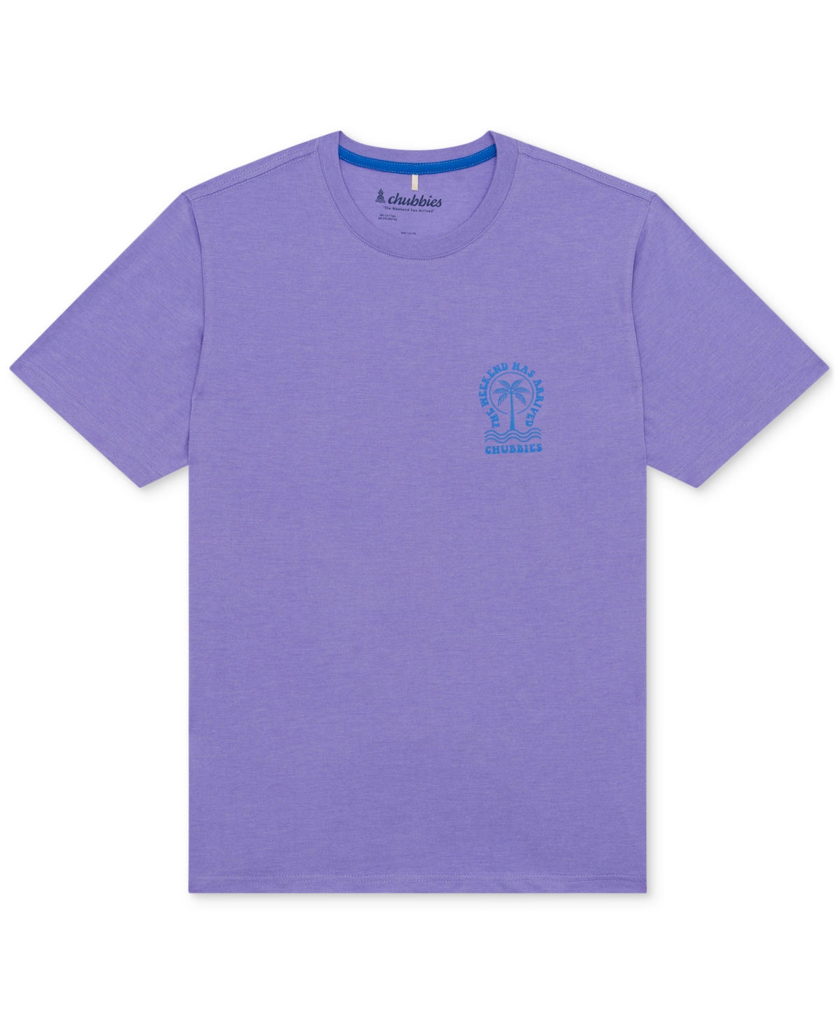 Men's The Keep Calm Relaxed-Fit Logo Graphic T-Shirt - Light/Pastel Purple