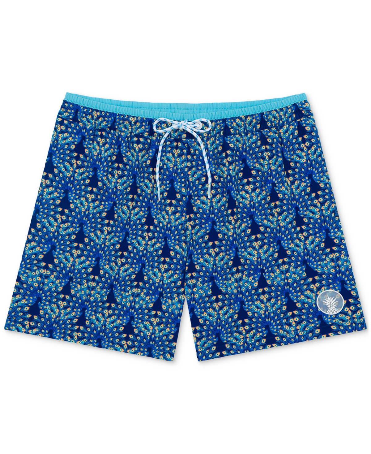 Shop Chubbies Men's The Fan Outs Quick-dry 5-1/2" Swim Trunks In Navy