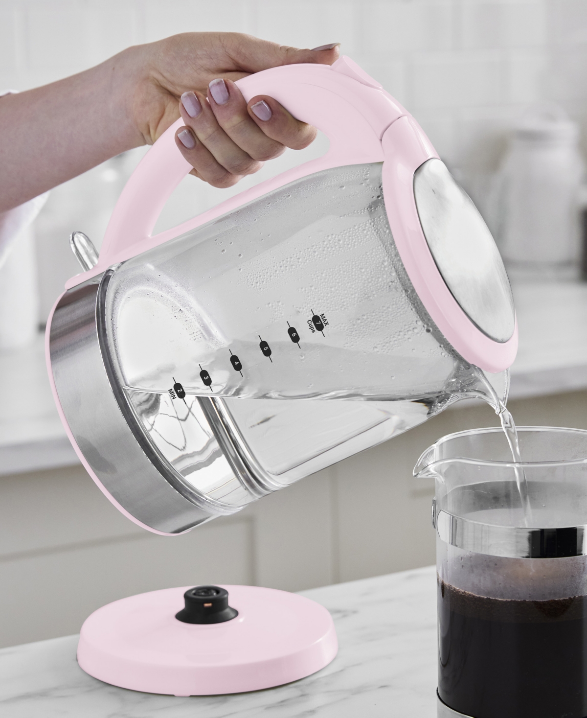 Greenlife Qwik Ez Kettle In Pink