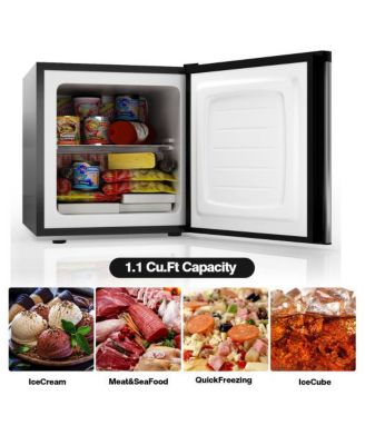 1.1 cu.ft. Compact Single Door Mini Upright Freezer