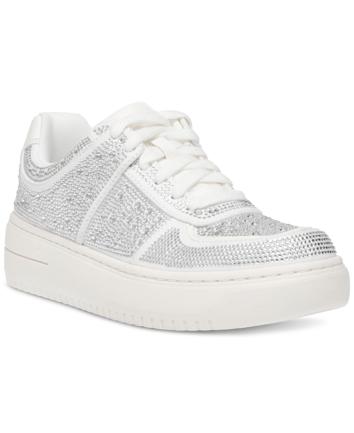Fallun Bling Embellished Sneakers, Created for Macy's - Silver Bling