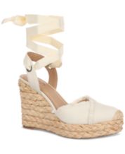 Macy's white wedges clearance