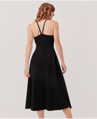 Women's Organic Cotton Fit & Flare Midi Dress - Regular