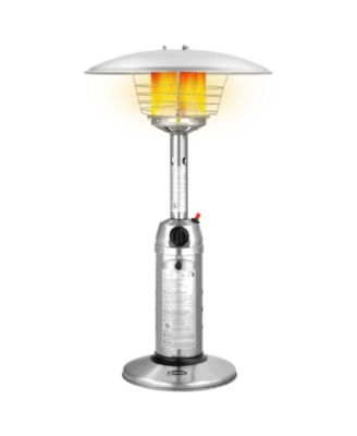 11 000BTU Portable Tabletop Patio Stainless Steel Standing Propane Heater