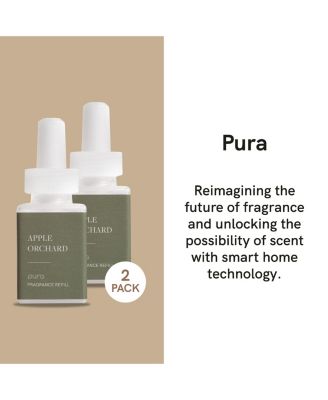 - Apple Orchards Smart Home Air Diffuser Fragrance - Smart Home Scent Refill - Up to 120-Hours of Premium Fragrance per Refill - Clean Diffuser Fragrance for Home, Office & Apartment - 2 Pack