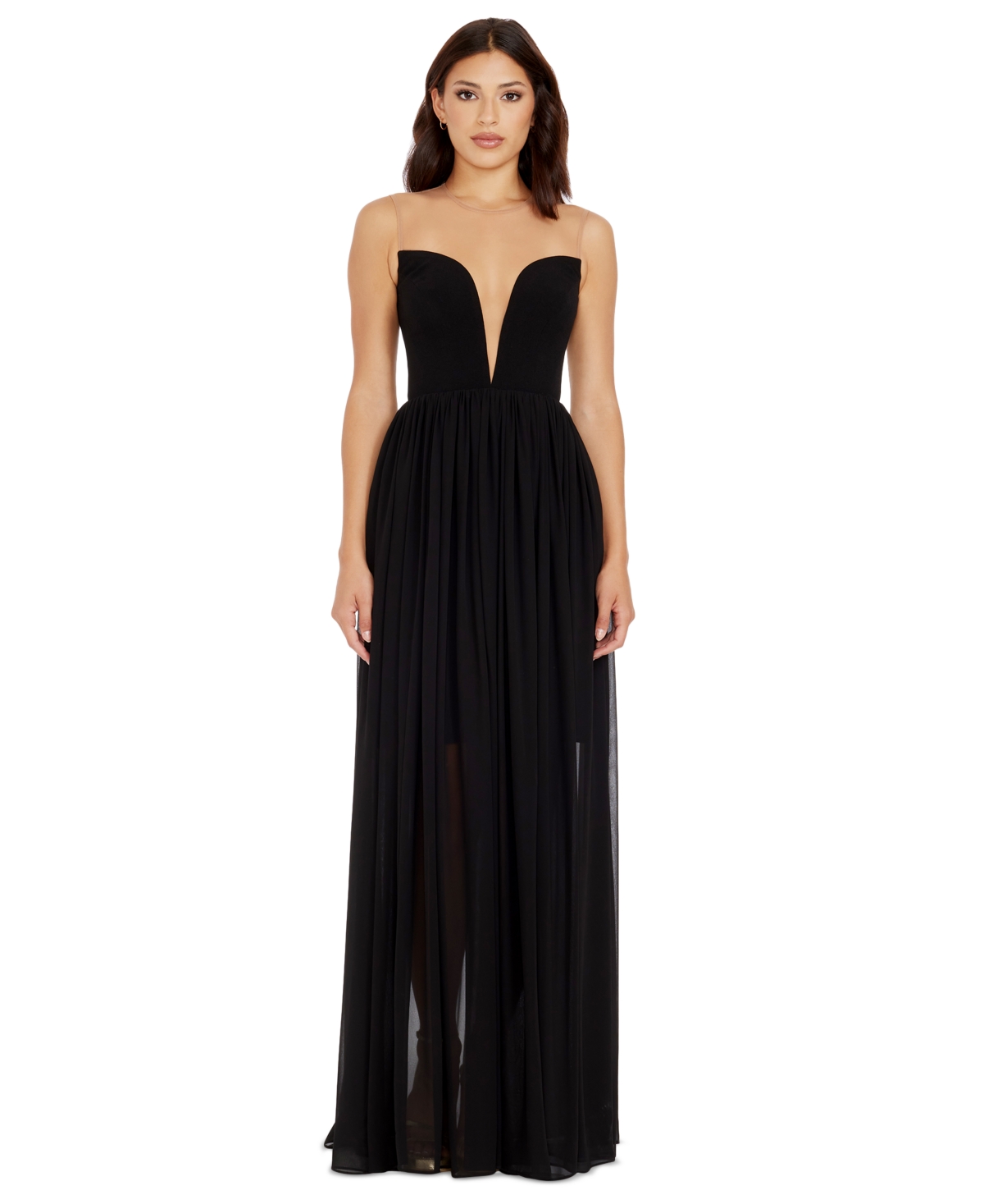 Shop Dress The Population Women's Eleanor Strapless Gown In Black
