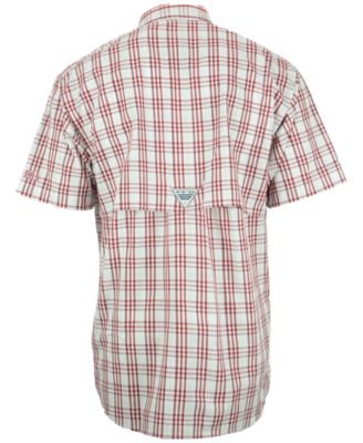 Columbia Men's Short-Sleeve Oklahoma Sooners Button-Down Shirt