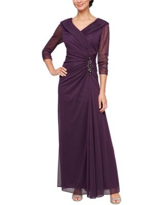 Portrait Collar Alex Evening Dresses