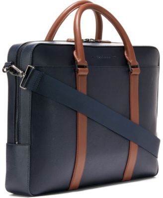 Triboro Medium Leather Briefcase Bag