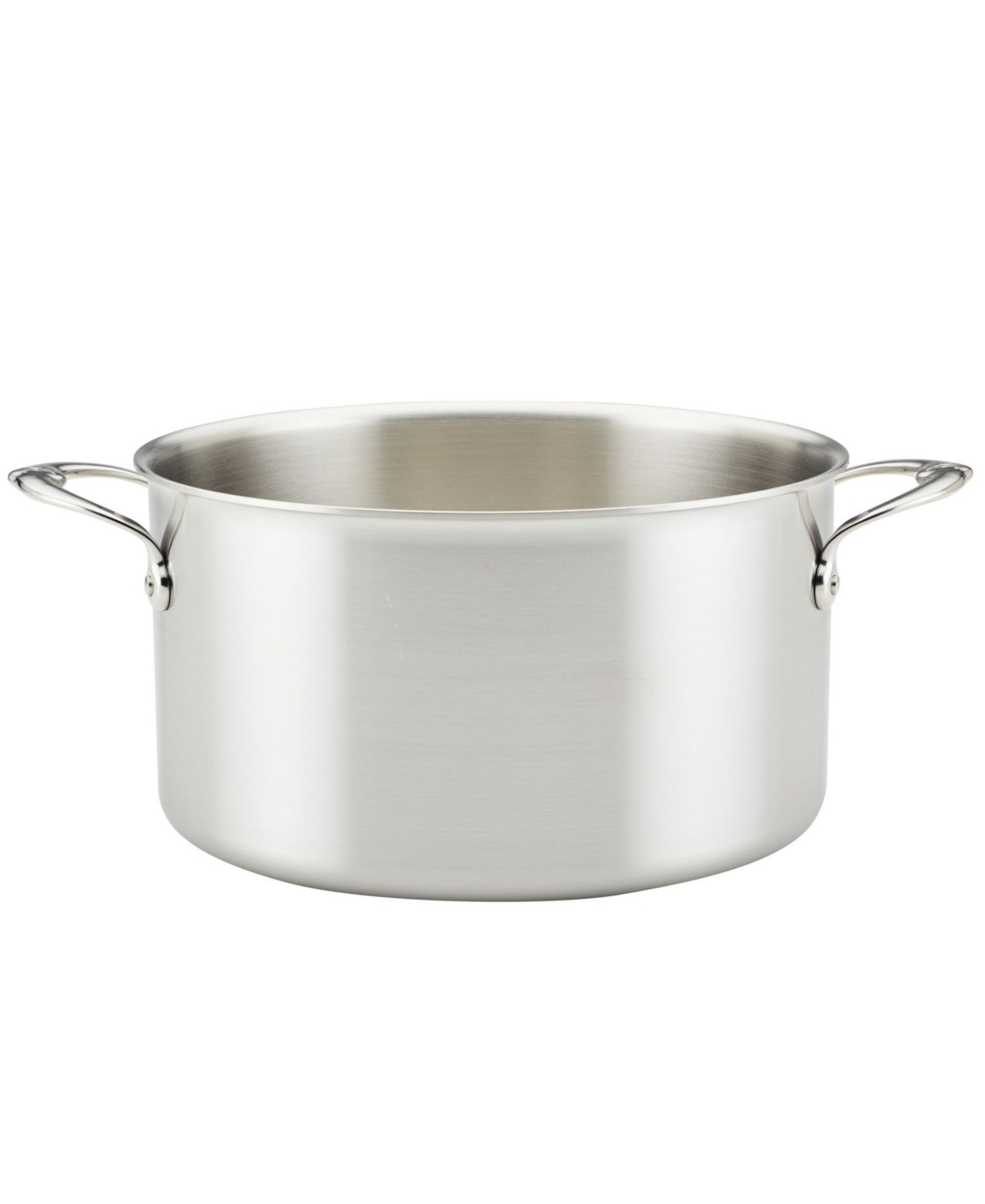 Shop Hestan Thomas Keller Insignia Commercial Clad Stainless Steel 8-quart Open Stock Pot In No Color