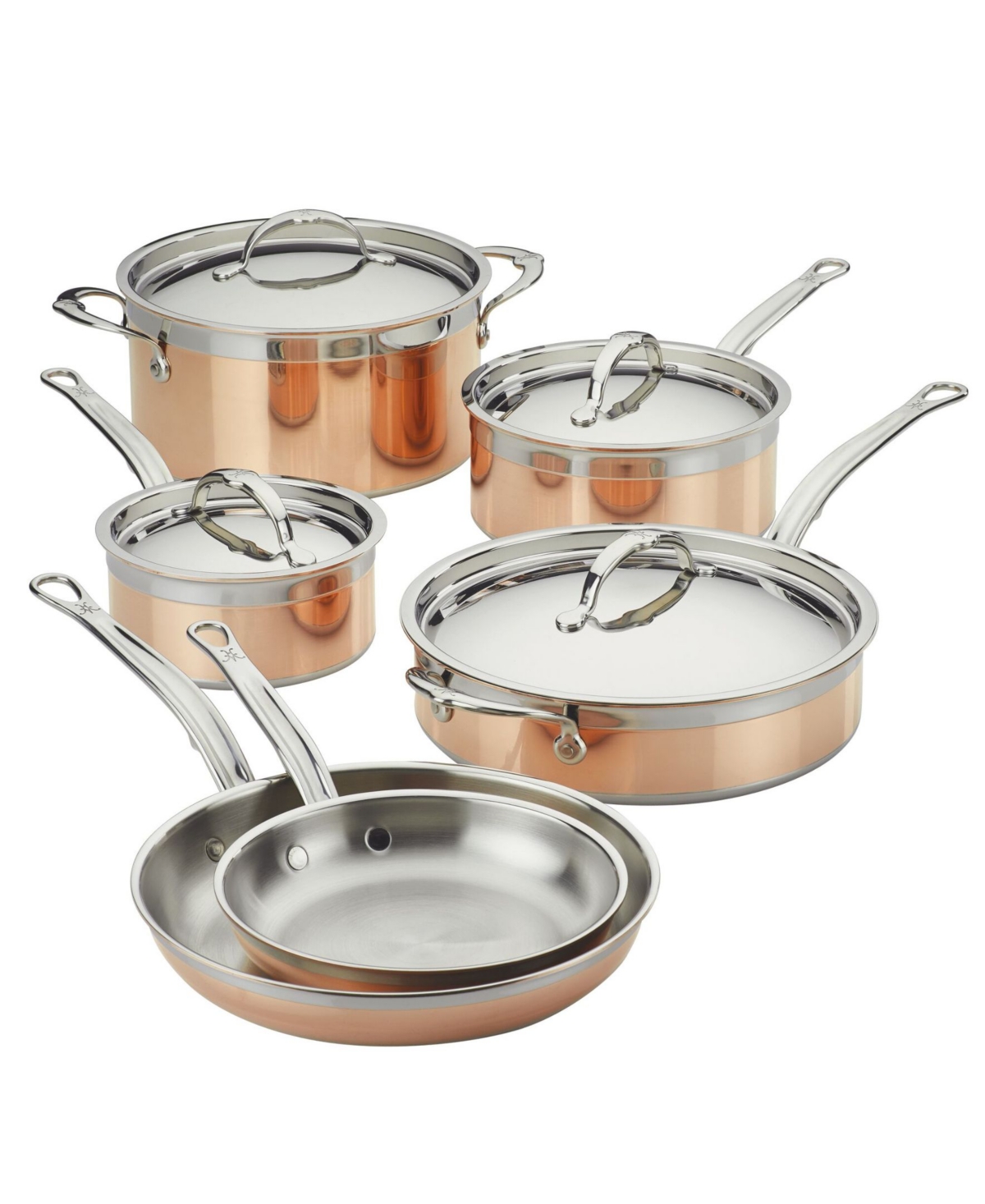 Shop Hestan Copperbond Copper Induction 10-piece Cookware Set