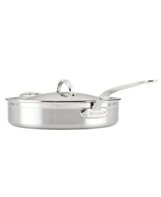 ProBond Clad TITUM&reg; Stainless Steel Nonstick 5-Quart Covered Saute Pan with Helper Handle