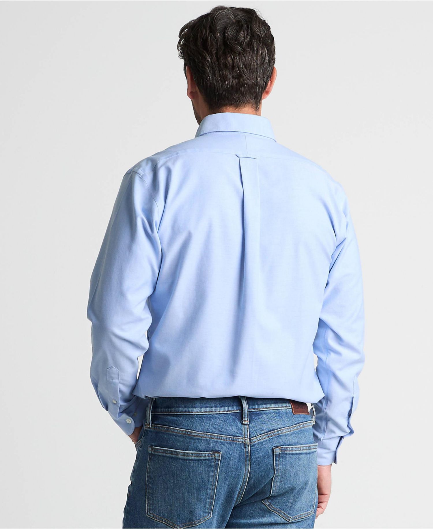 Women's Men's Tall Traditonal Fit Solid No Iron Supima Oxford Dress Shirt