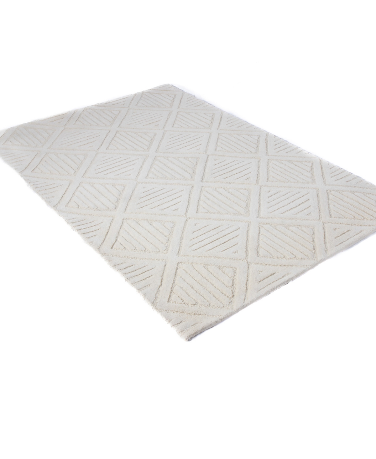 Shop Bb Rugs Adige Lc172 3'6" X 5'6" Area Rug In White