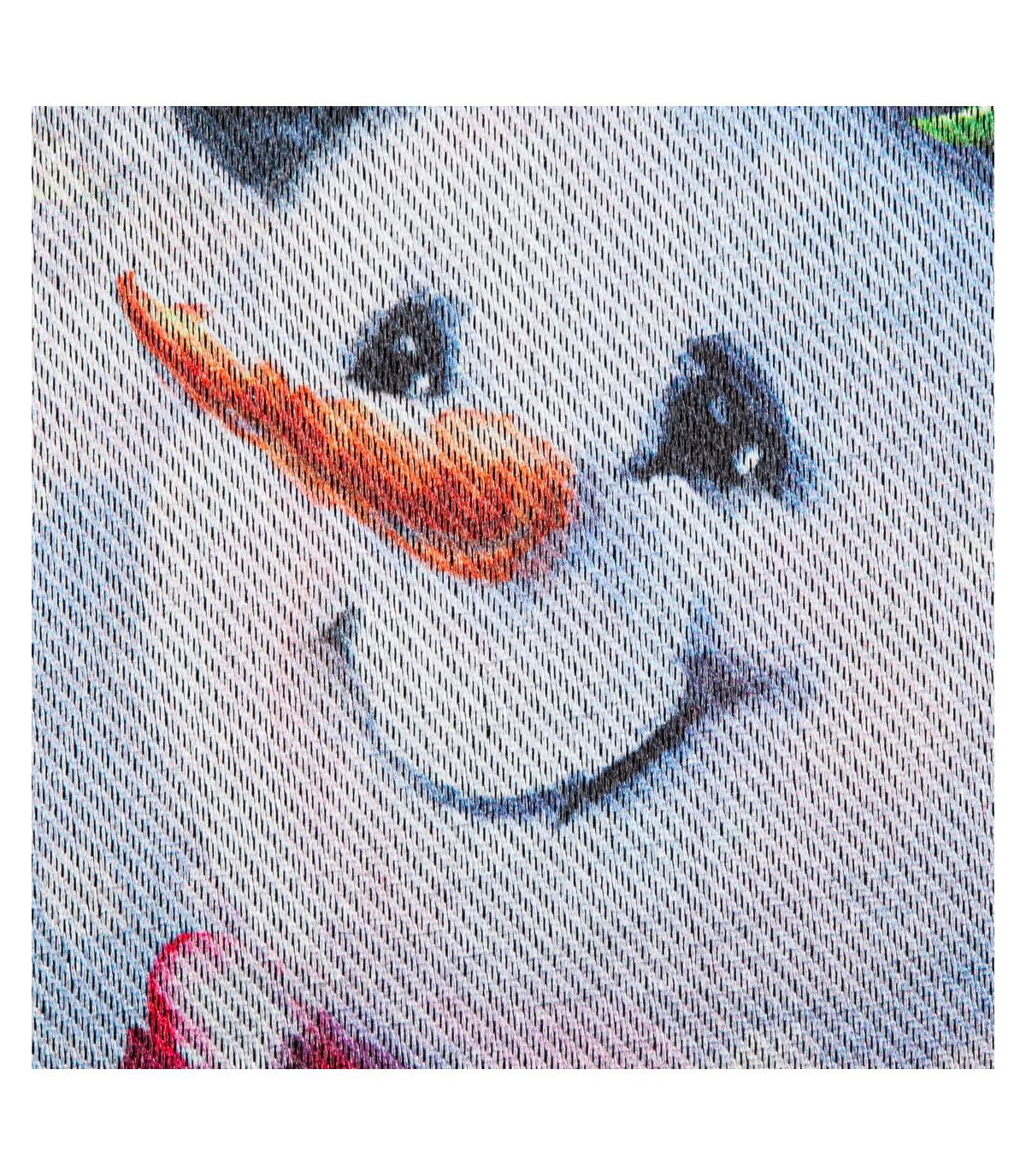 Cottage in the Snow Garden Lustre Flag